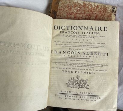 ALBERTI de VILLENEUVE (François). Dictionnaire...
