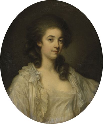null Jean-Baptiste GREUZE (Paris 1725 - Tournus 1805)

Portrait de Madame de Champcenetz...