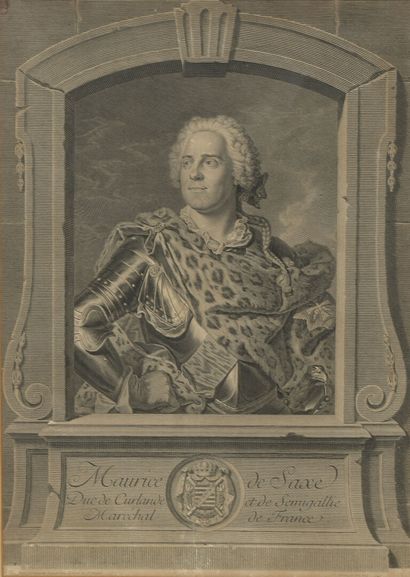 null D'après Louis de SYLVESTRE (1675-1760)

Portrait d'Auguste III (1696-1763),...