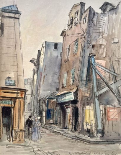null Eugène Véder (1876-1936)

" Rue de la Parcheminerie - Avril 29 - 7h Soir "....