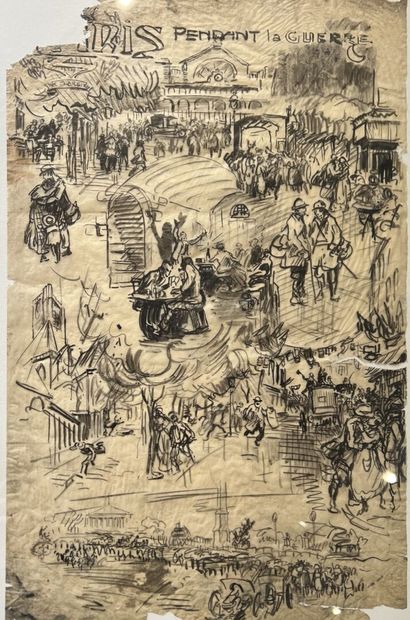 null Eugène Véder (1876-1936)

"Paris pendant la guerre ". 

Encre de Chine sur papier...