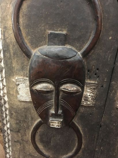 null The decorative door of Sénoufo style from Ivory Coast

H : 140 cm L : 65 cm