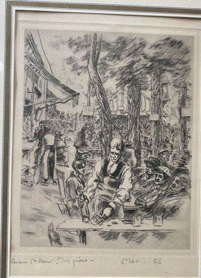 null Eugène Véder (1876-1936)

"Fountain of Saint Mary". 

Drypoint.

Signed, located...