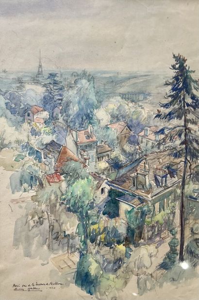 null Eugène Véder (1876-1936)

Paris - View of the terrace of Bellevue". 

Watercolor...