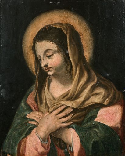 null 17th century FRENCH school, follower of Simon VOUET

Virgin in prayer

Softwood...