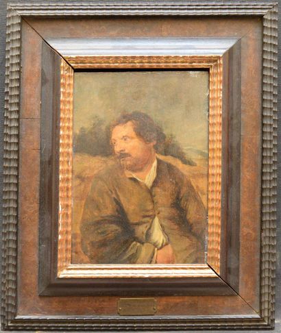 null In the taste of Brouwer

Portrait of a man in bust

Oak panel with parquet.

23,5...