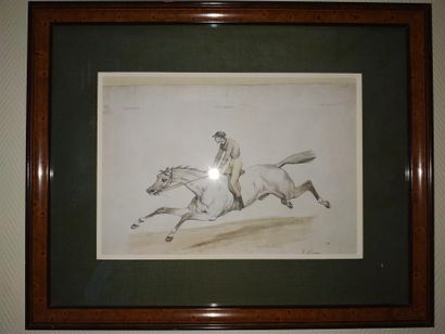 null Vicor ADAM (1801 - 1866)

The race

Lithograph in color

19,5 x 28,5 cm (at...
