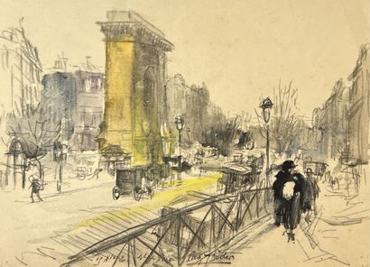null Eugène Véder (1876-1936)

" Les grands Boulevards 19-Xbre 20 - 4h du soir "....