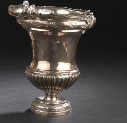 Silver aspersorium bucket, 1818-1838 
H....