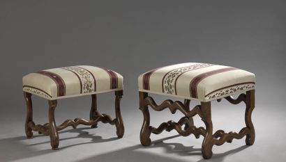 Two stools in part of the seventeenth century...