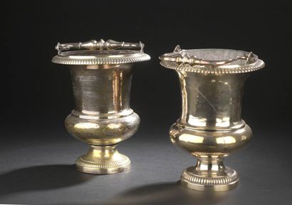 Two buckets with sprinklers, 19th century...