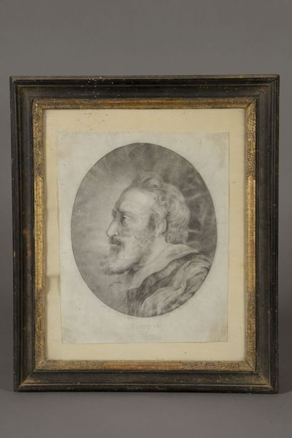 null École FRANÇAISE de la fin du XVIIIe siècle

Portrait d'Henry IV

Mine de plomb...