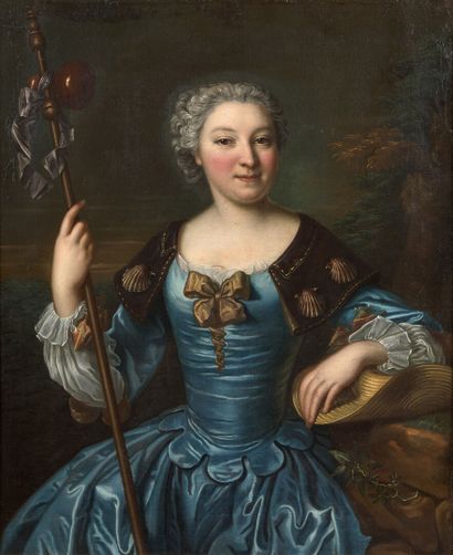 null Attribué à Gilles ALLOU (Paris 1670-1751)

Portrait de dame en pélerine

Toile.

87...