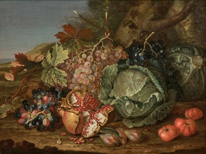 null Maximilan PFEILER (c. 1660-1720)

Nature morte à la grenade, au raisin, au chou...
