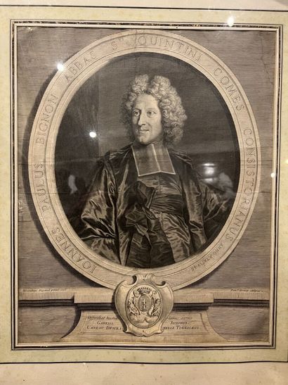 null D'après Hyacynthe RIGAUD gravé par DREVET

Portrait de Jean Paul Bignon, abbé...