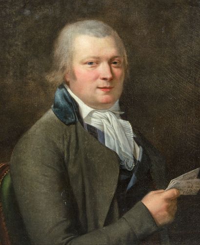 null Jean Joseph ANSIAUX (Liège 1764 - Paris 1840)

Portrait d'homme tenant une lettre

Toile.

Signée...