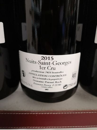 null 6 bottles NUITS St. GEORGES 1er cru - Domaine PRIEURE ROCH 2015
