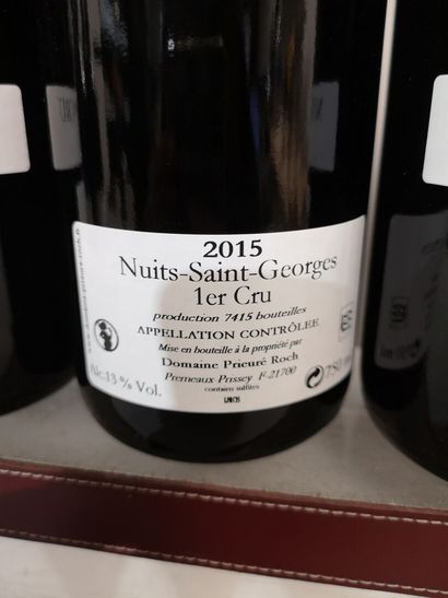null 6 bottles NUITS St. GEORGES 1er cru - Domaine PRIEURE ROCH 2015