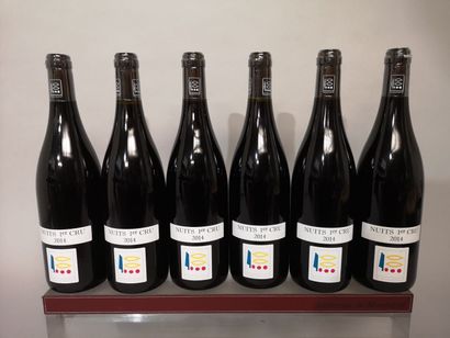 null 6 bottles NUITS St. GEORGES 1er cru - Domaine PRIEURE ROCH 2014