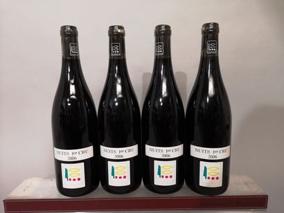 null 4 bottles NUITS St. GEORGES 1er cru - Domaine PRIEURE ROCH 2006