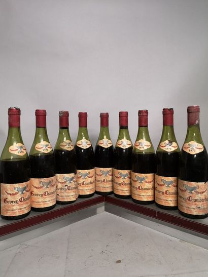 9 bouteilles GEVREY CHAMBERTIN - GERICOT...