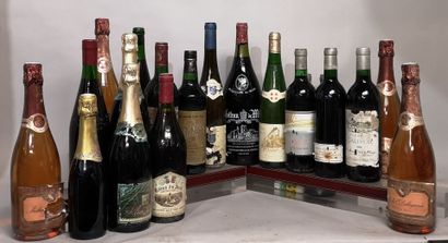 Lot of about 30 bottles of various WINES...