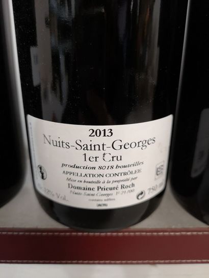 null 3 bottles NUITS St. GEORGES 1er cru Vieilles Vignes - Domaine PRIEURE ROCH ...