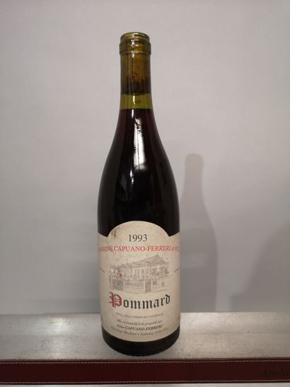 null 1 bottle POMMARD - Domaine CAPUANO FERRERI 1993 Label slightly stained. Missing...