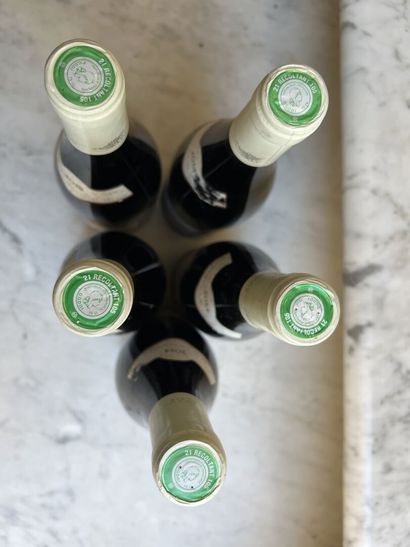 null 5 bouteilles SANTENAY 1er cru "Clos des Mouches" - DOMAINE Francoise et Denis...