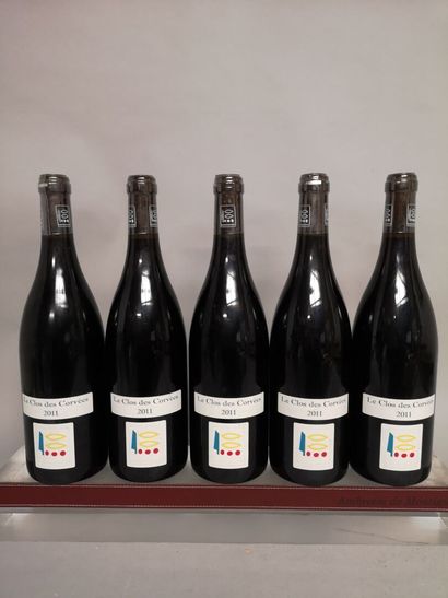 null 5 bottles NUITS St. - GEORGES 1er Cru Le Clos des Corvées - PRIEURÉ ROCH 2011...
