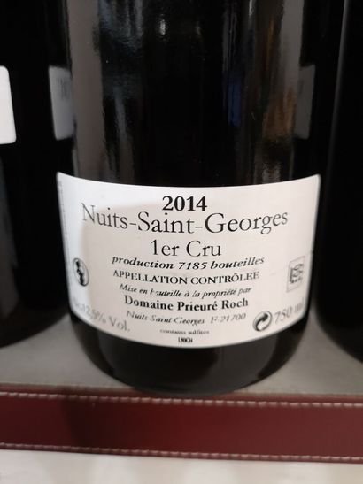 null 6 bottles NUITS St. GEORGES 1er cru - Domaine PRIEURE ROCH 2014