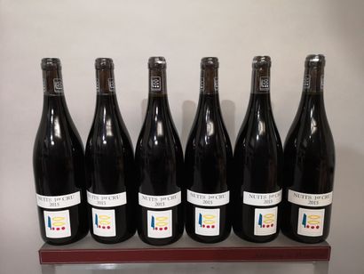 null 6 bottles NUITS St. GEORGES 1er cru - Domaine PRIEURE ROCH 2015