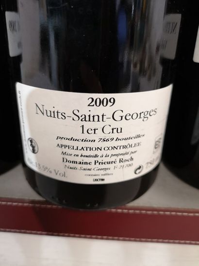 null 6 bouteilles NUITS St. GEORGES 1er cru Vieilles Vignes - Domaine PRIEURE ROCH...