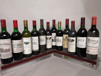 null Lot d'environs 30 bouteilles VINS DIVERS A VENDRE EN L'ETAT