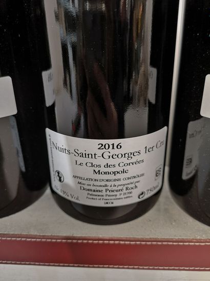null 5 bottles NUITS St. GEORGES 1er cru "Clos des Corvées" Vieilles Vignes - Domaine...