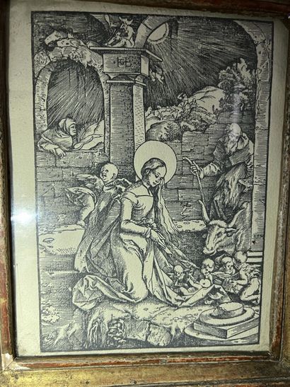 null In the taste of the GERMAN school of the 16th century, 19th c.

Holy Family

Engraving.

18,5...