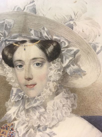 null Ecole française vers 1850

Portrait de femme

Aquarelle

23 x 18 cm

Cadre en...