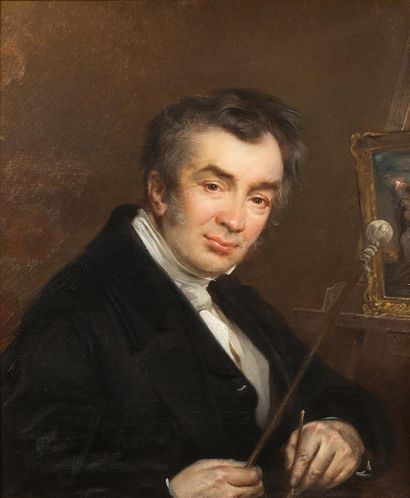 null Louis Édouard RIOULT (1790-1855)
Autoportrait de l'artiste
Sur sa toile d'origine.
Signé...