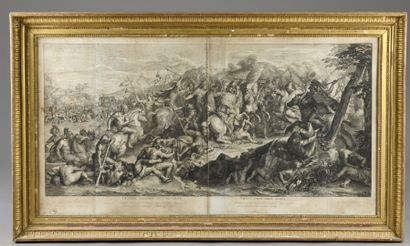 After LE BRUN, engraved by AUDRAN, 18th century
Scenes...