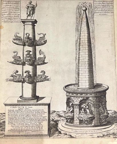 null LAFRERY (Antoine). Speculum romanæ magnificentiæ. Rome, 1536-1602. In-folio,...