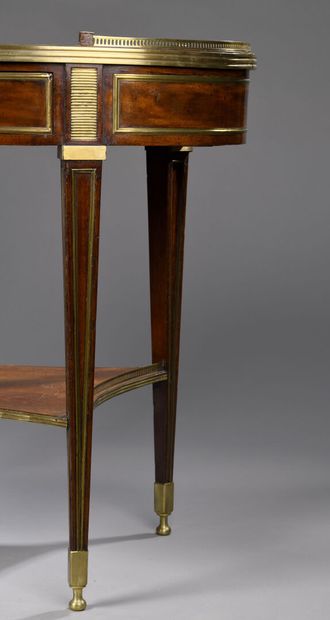 null Mahogany and mahogany veneer coffee table attributed to Jean Gotlieb Frost from...