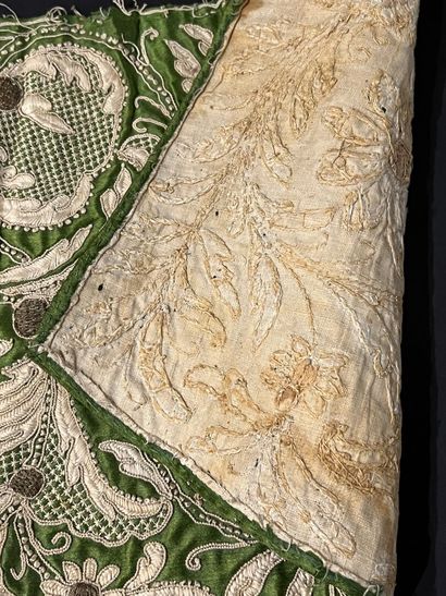 null Embroidered element of a costume, Regency period, probably wrist of a court...