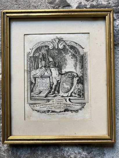 null After Moreau le Jeune, 1770

Ex-libris of the book cabinet of M.A.P. de Fontenay...