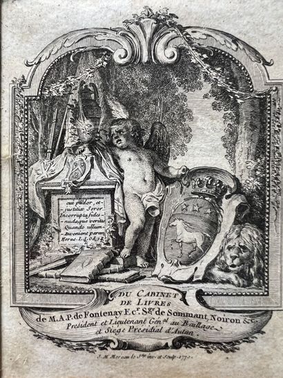 D'après Moreau le Jeune, 1770

Ex-libris...