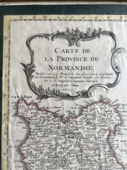 null Carte de la province de Normandie 

Chez Duperrier, ingénieur géographe, Rouen,...