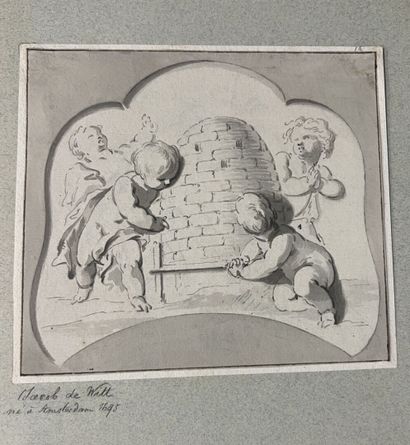 null Jacob de Wit (1695-1754)

Putti around a beehive

Ink and wash

13 x 14,5 c...
