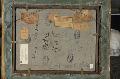 null André DUNOYER DE SEGONZAC (1884-1974)
Le pichet gris, 1948
Huile sur panneau.
Signé...