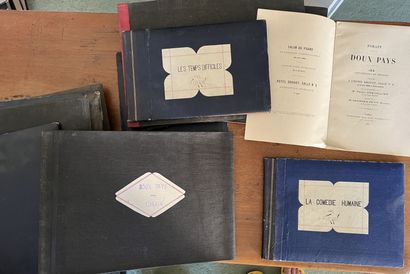 FORAIN
Set of ten oblong volumes, some with...