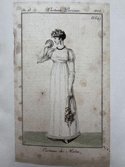 null Fashion of Paris, 19th century
Set of six volumes containing approximately 1180...