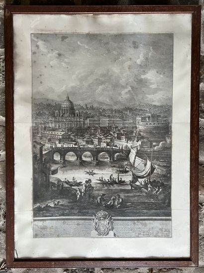 null D'après Giuseppe Vasi (1710 -1782) 
Vues de Rome, dédiée au pape Clément XIII...